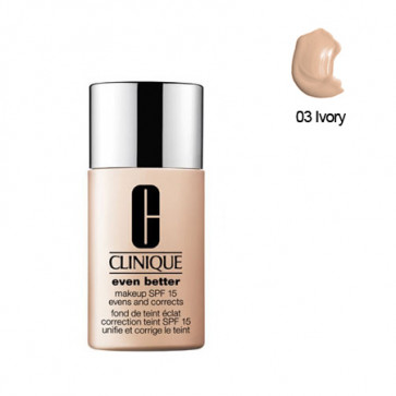 Clinique EVEN BETTER Fluid Foundation 03 Ivory Maquillaje antimanchas 30 ml