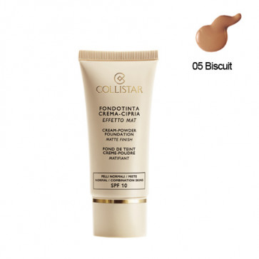 Collistar CREAM POWDER Matte Finish 05 Biscuit Base de maquillaje 30 ml