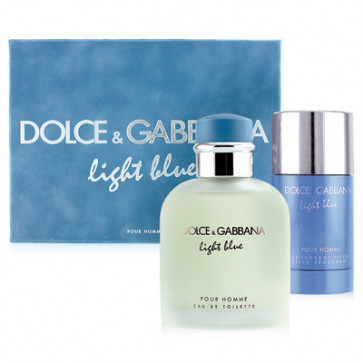 Dolce & Gabbana Lote LIGHT BLUE POUR HOMME Eau de toilette Vaporizador 125 ml + Desodorante Stick 75 ml