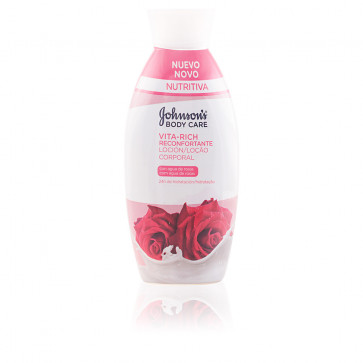 Johnson’s VITA RICH RECONFORTANTE CON AGUA DE ROSAS Loción corporal 400 ml