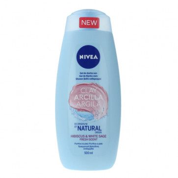 Nivea ARCILLA HIBISCUS & WHITE SAGE Gel de ducha 500 ml