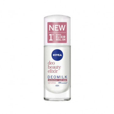 Nivea MILK BEAUTY ELIXIR SENSITIVE Desodorante roll-on 40 ml