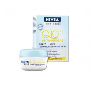 Nivea Q10 Plus Antiarrugas Light Día Fluida SPF15 50 ml