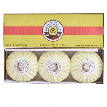 Roger & Gallet Lote FLEUR D'OSMANTHUS savons parfumés