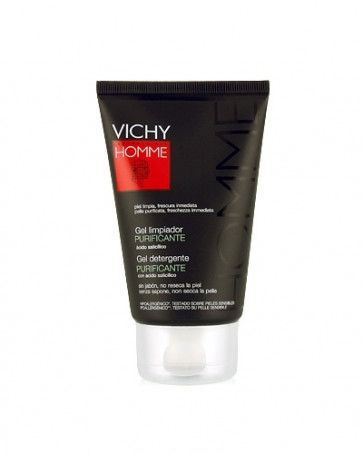 Vichy HOMME Gel limpiador purificador 125 ml
