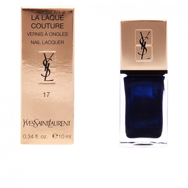Yves 17 Laurent Bleu Laque Cobalt Saint Couture La -