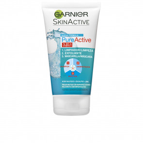 Garnier Pure Active 3 en 1 gel limpiador piel grasa 150 ml