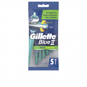 Gillette Blue II PLus Slalom Cuchilla afeitar desechable 5 ud