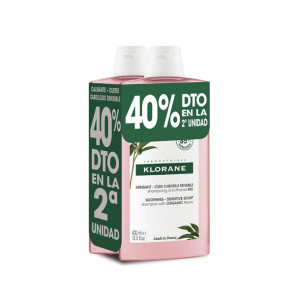 Klorane Lote Apaisant-Cuir Chevelu Sensible Shampoing Pivoine Bio Set para el cuidado del cabello
