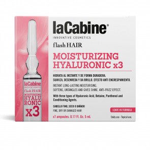 La Cabine Flash Hair Moisturizing Huyaluronic x3 Ampoules 7 ud