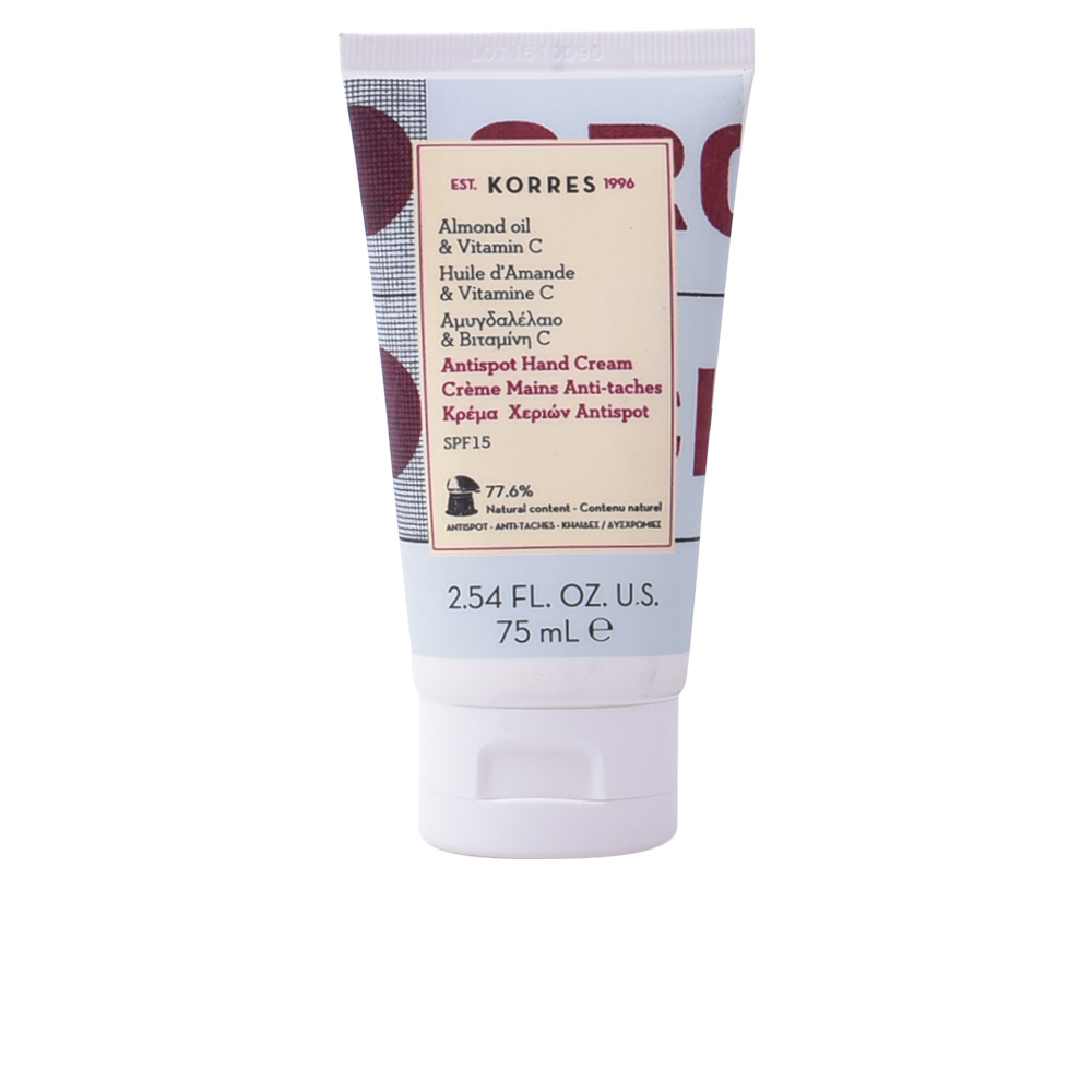 Korres Almond Oil & Vitamin C Antispot Hand Cream SPF15 75ml Korres Almond Oil & Vitamin C Antispot Hand Cream SPF15 75ml